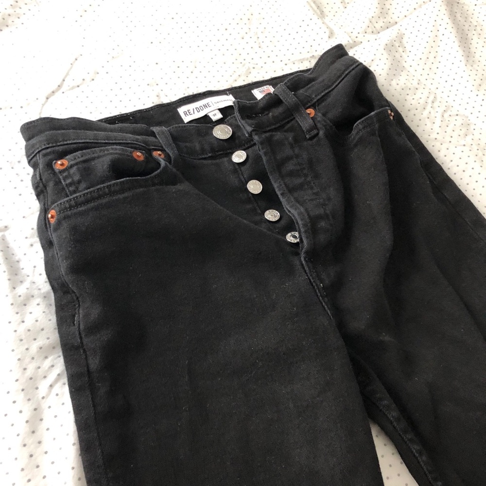 Re/done originals high waist ankle crop